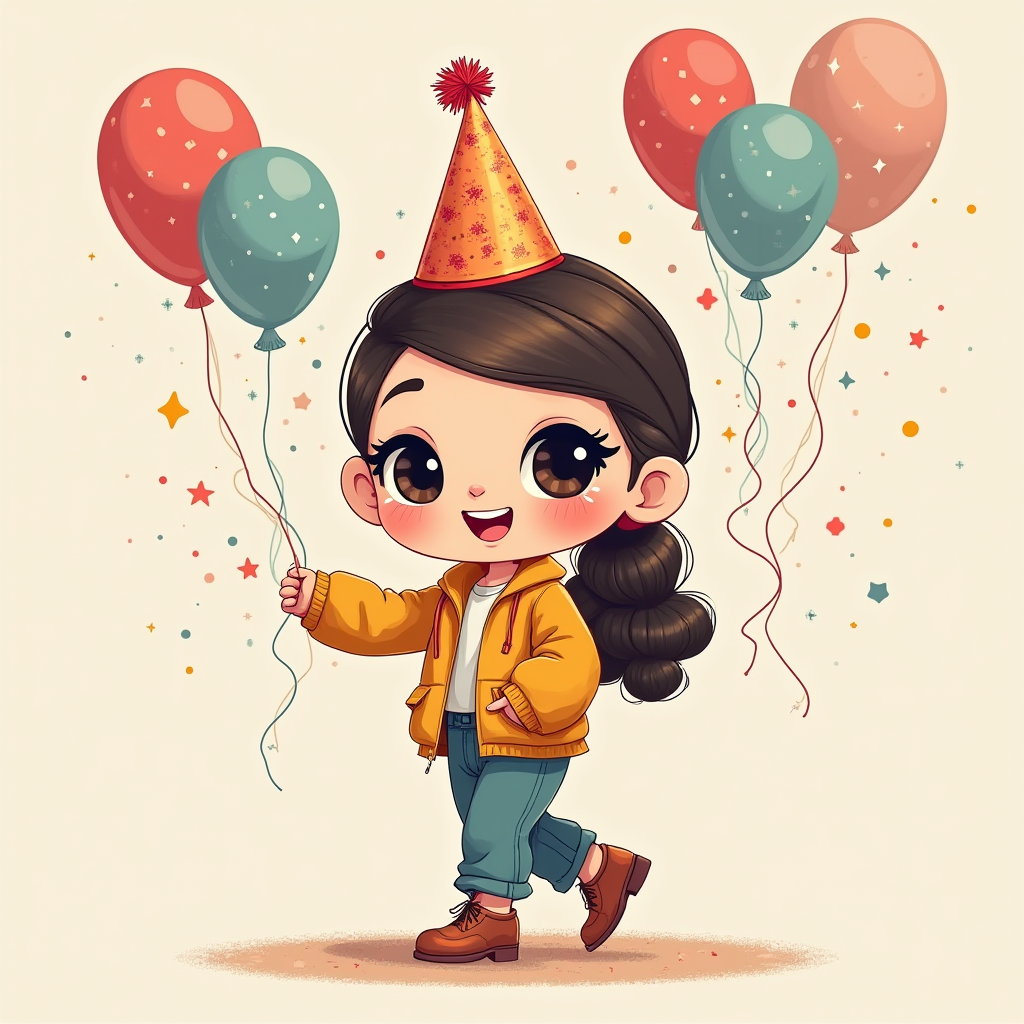 С днём рождения, подружка! 🎈