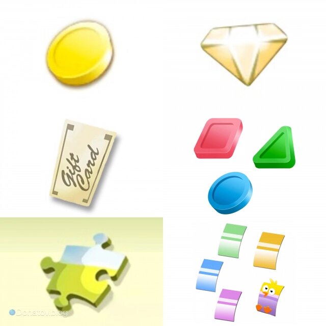    Разные виды валют в Hay Day