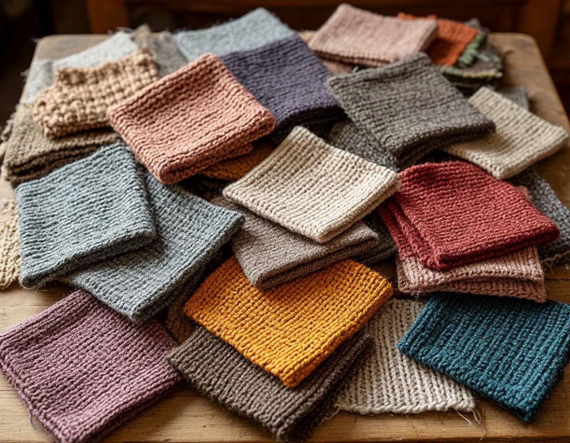 Тех разрезанных вещей уже не нет, но квадратики были похожи на эти