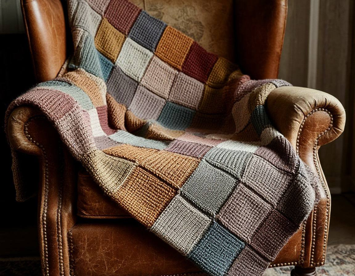 В то время я мечтала создать подобный плед