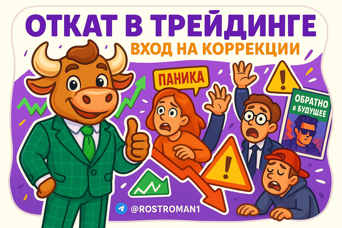    Откат в трейдинге: 7 скрытых ловушек входа на коррекции, которые обрушат депозит РоСТ | Роман о Системном Трейдинге