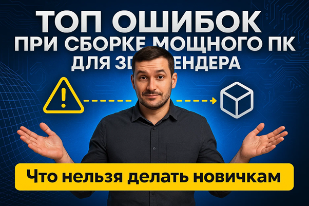 Ошибки при сборке мощного ПК 