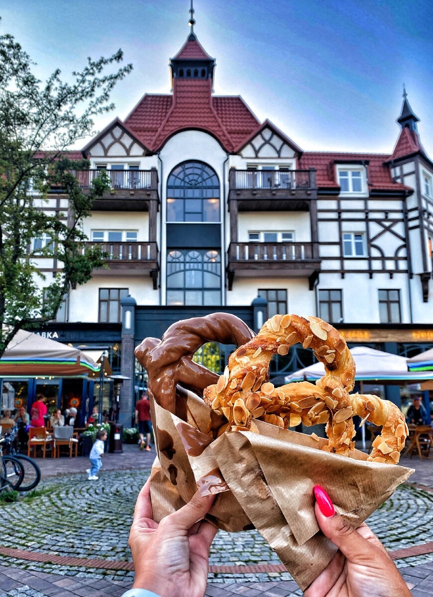 Фото Отель Курхаус Кранц, крендельки,  из интернета.