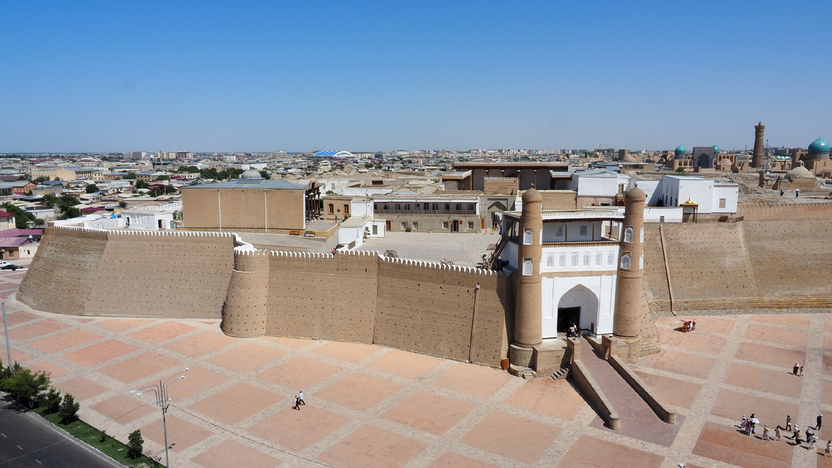 Цитадель Арк в Бухаре, вид с башни Шухова