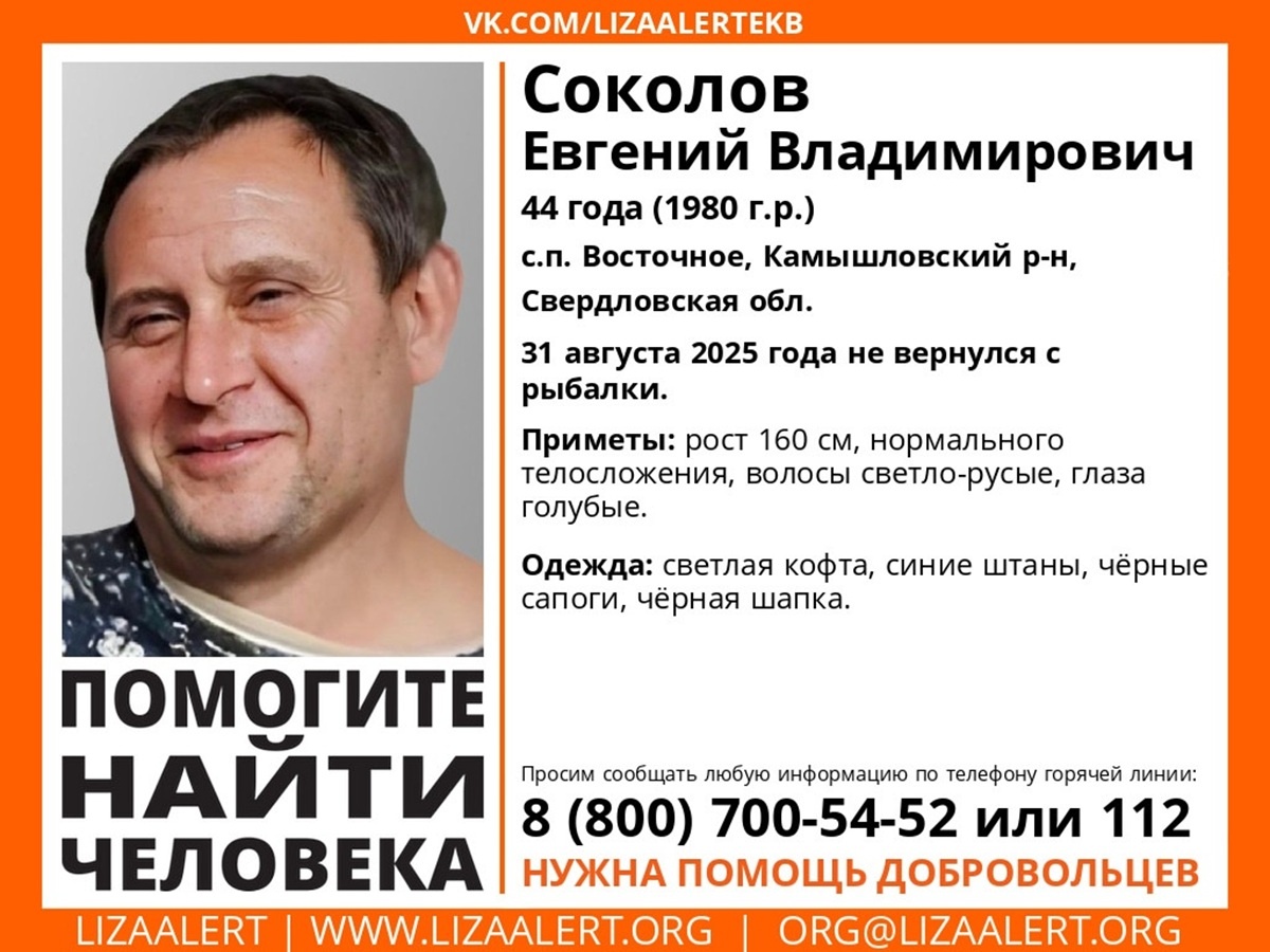 Фото: поисковый отряд «Лиза Алерт» Свердловской области  📷
