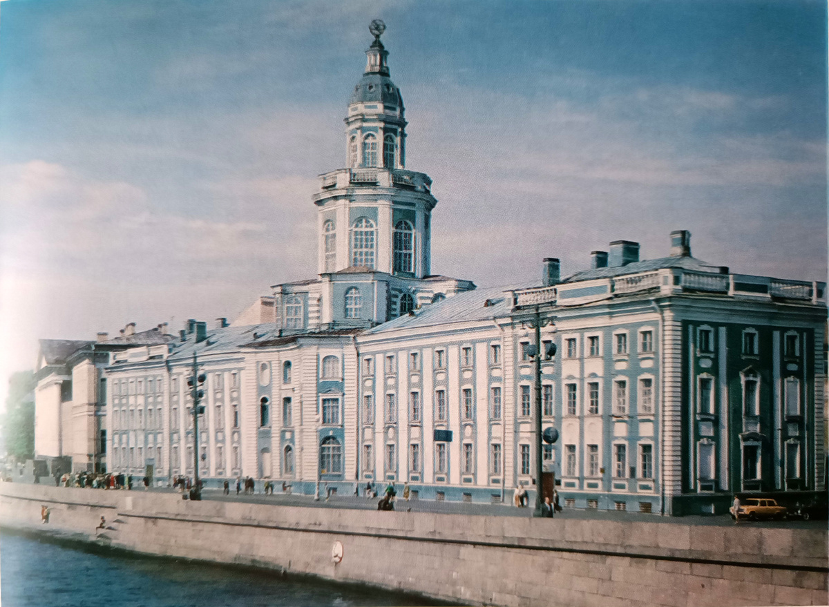 Кунсткамера. После воссоздания верхнего яруса башни и реставрации фасада