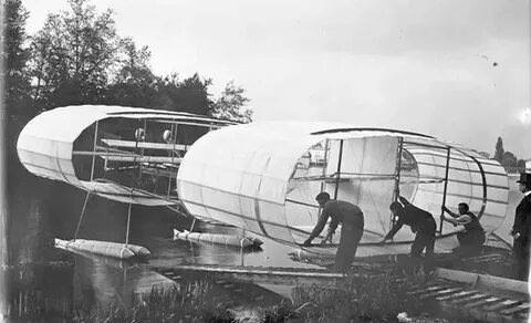 Blériot III. Вид сзади