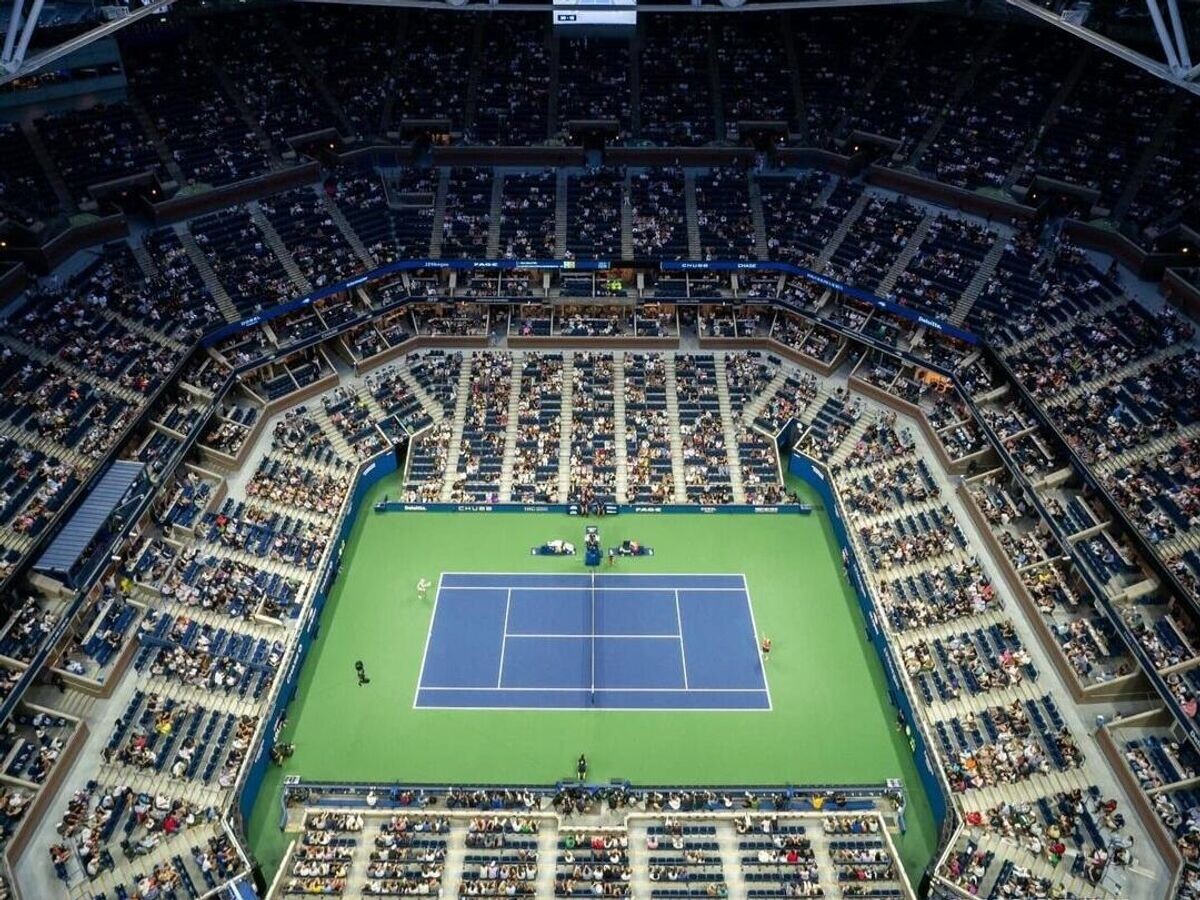    Теннисный корт US Open© Соцсети организаторов