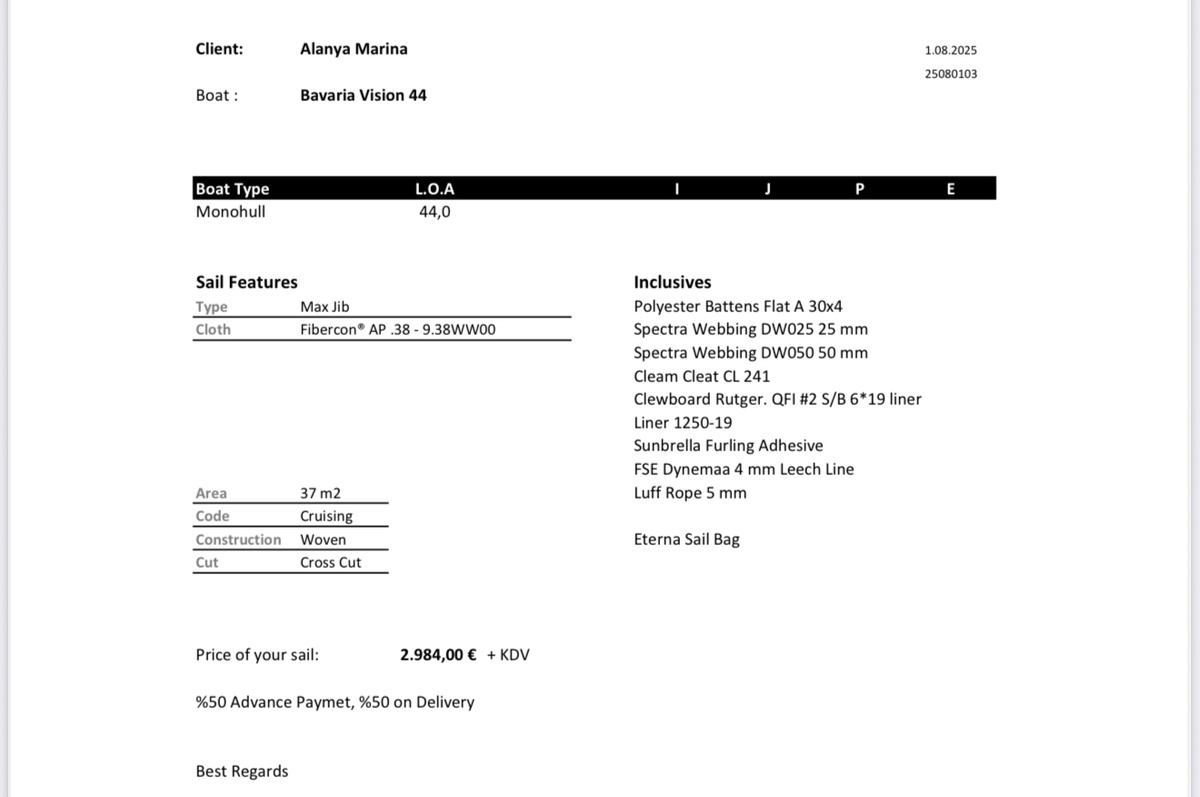 А это Стаксель