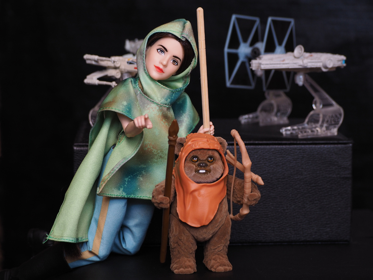 Принцесса Лея и Эвок, Hasbro Star Wars. 