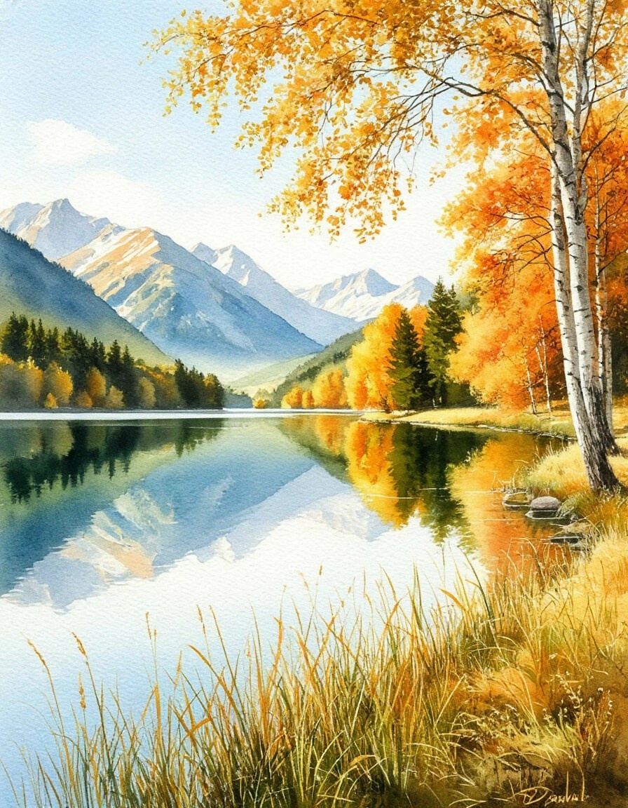 Золотая Осень. Рисунок из Шедеврума. 