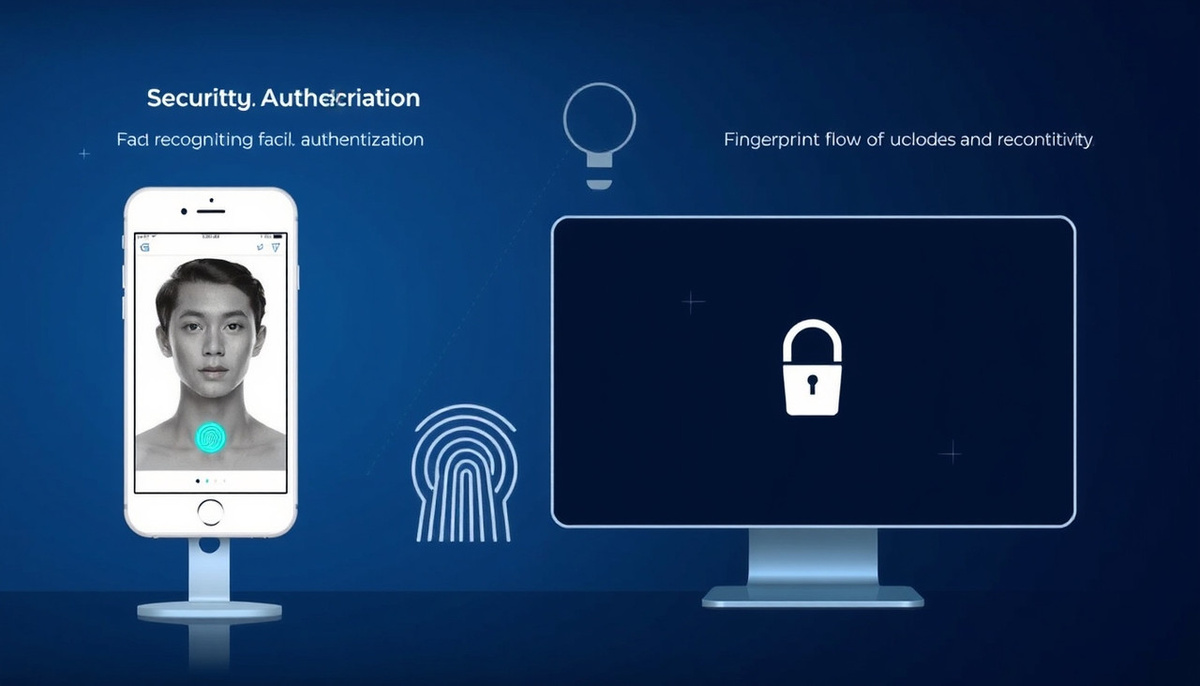    Два устройства с биометрической аутентификацией
