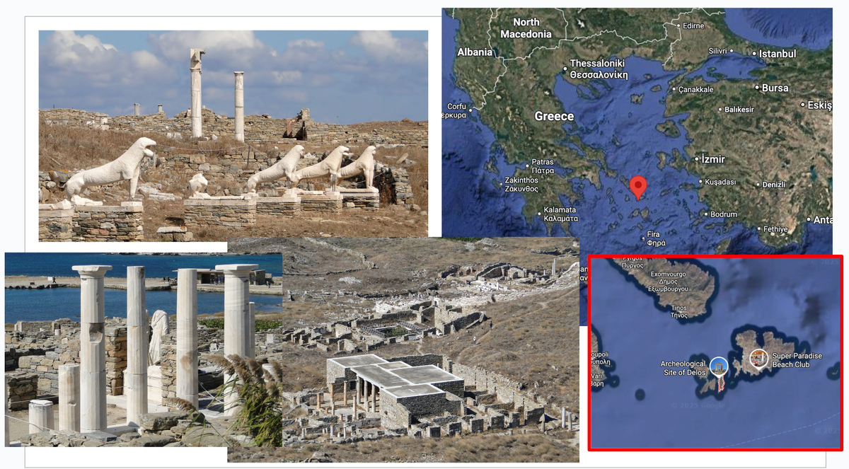 Остров Дилос был своего рода Сингапуром античного мира - свободным портом, экономическим и финансовым центром. 