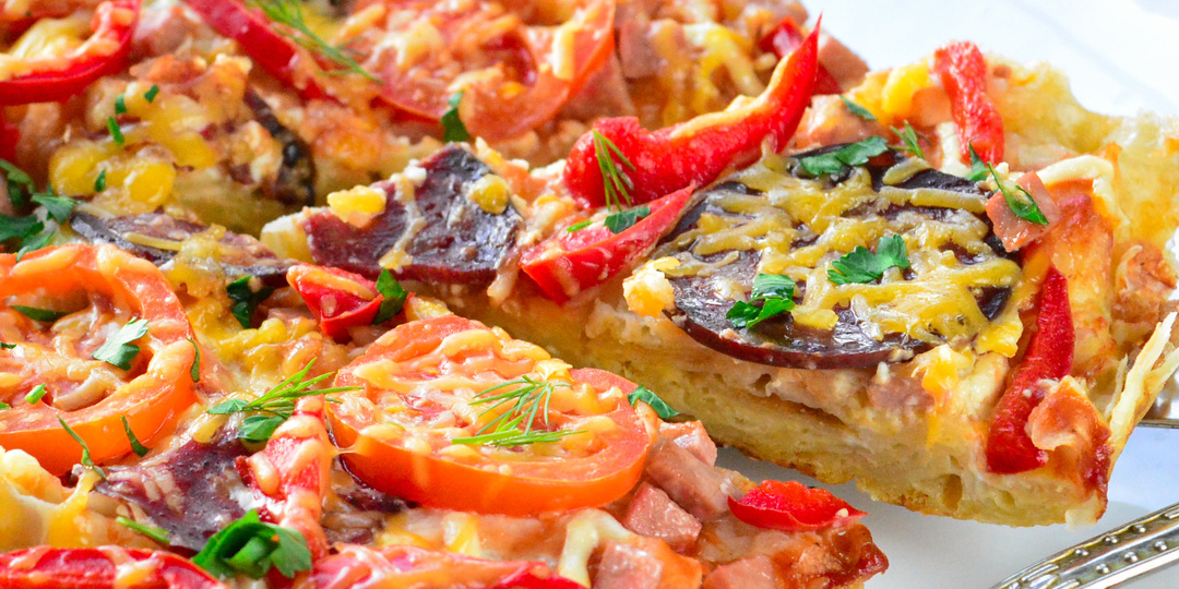 Вкуснейшая пицца за 15 минут, которой все рады