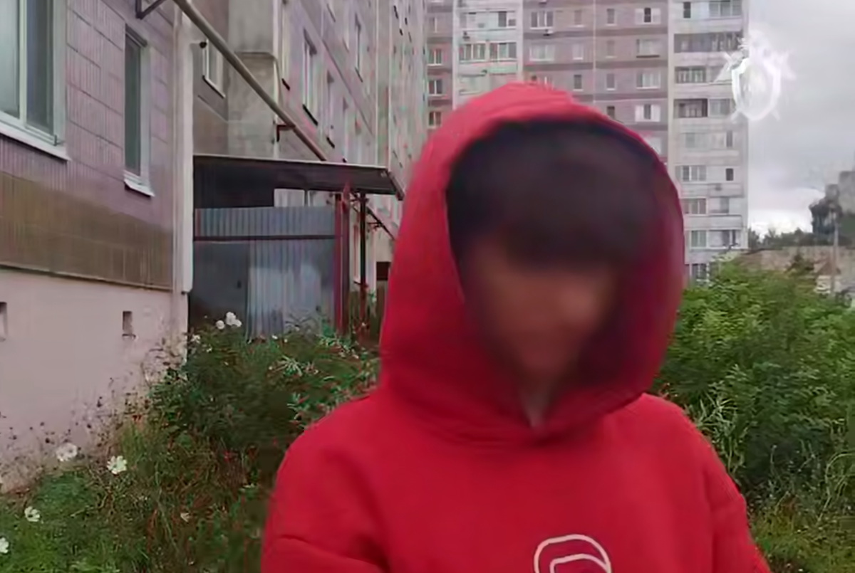    Один из задержанных подростков / Источник: © СК России. Кадр из видео