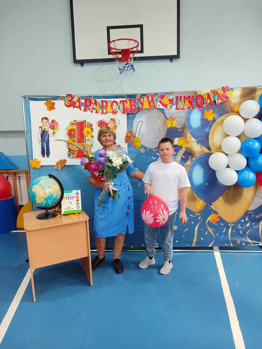 С любимым воспитателем