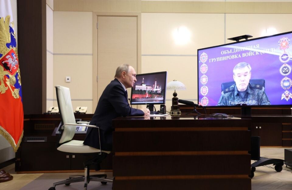    Владимир Путин и Валерий Герасимов. Источник: Kremlin.ru