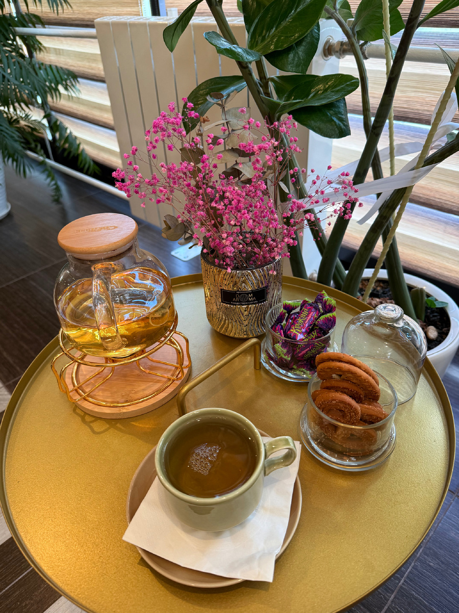 В массажном салоне