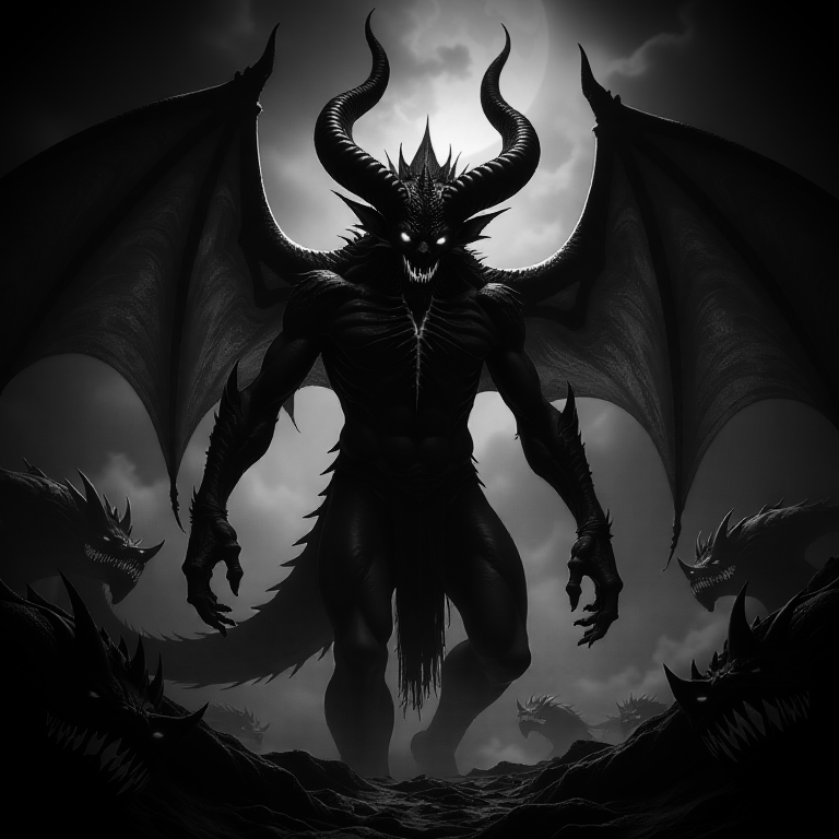 Сгенерировано ИИ. Бог Молох.