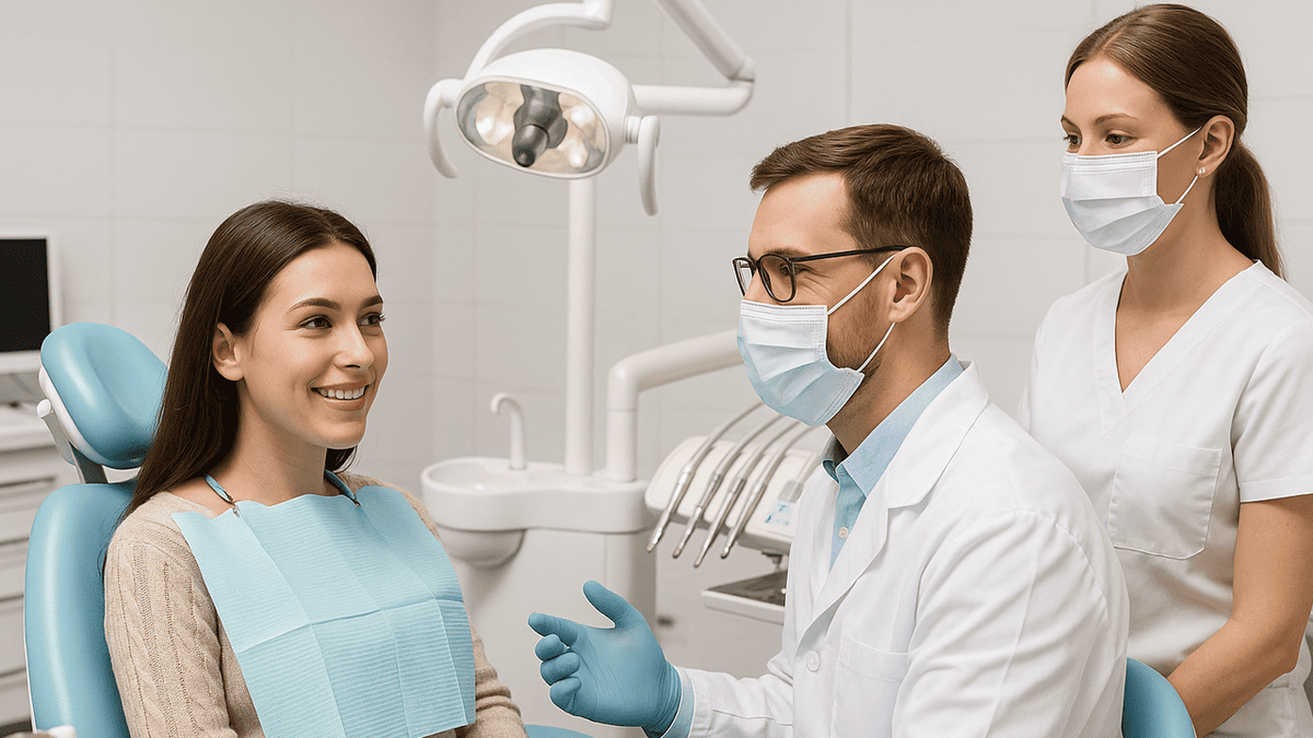 Как ставится коронка на зуб