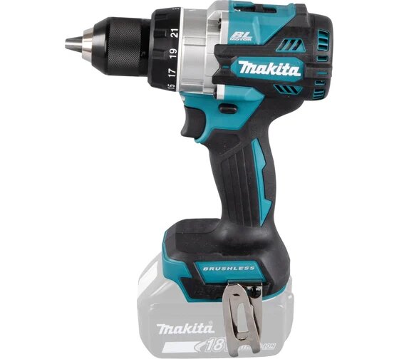 Уже по внешнему виду Makita DDF486Z становится понятно, что перед нами - не бюджетная игрушка, а серьёзный девайс