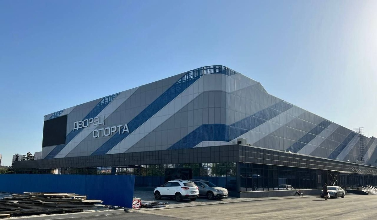    Дворец спорта в Ростове после реконструкции // фото: телеграм-канал Юрия Слюсаря