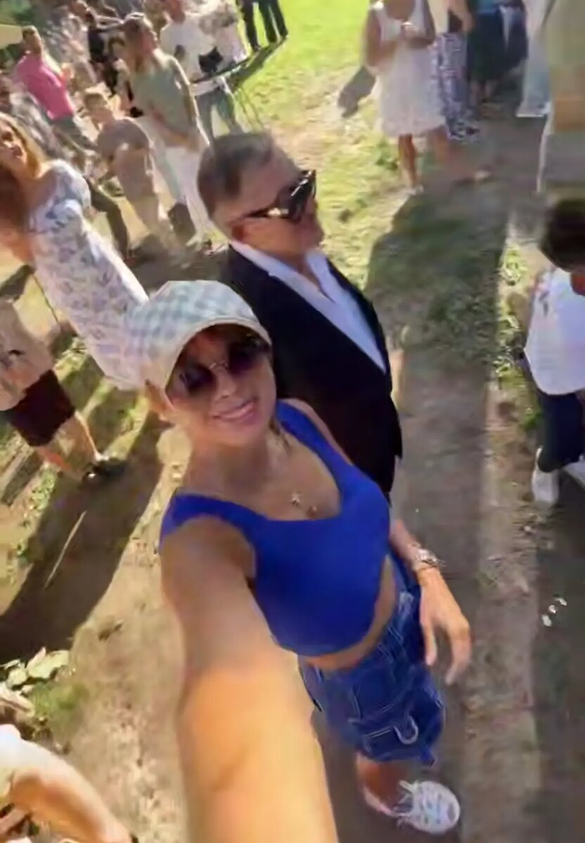    Полина и Дмитрий Дибровы. Фото: скриншот видео из Telegram-канала Полина Дибровой