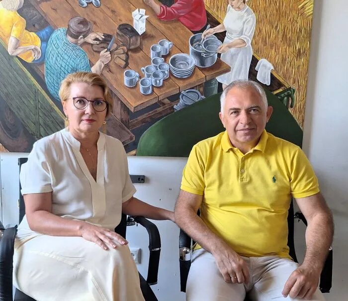 Ольга и Сергей Басовы, соучредители «Топ Грейн», в ростовском офисе своей компании // Фото здесь и далее: «Эксперт Юг»