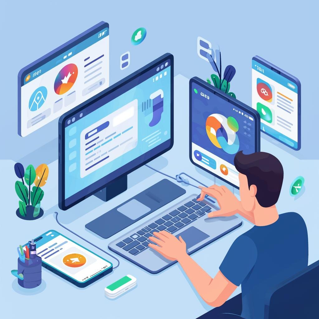 Топ-три специализации у программистов и необходимые навыки для работы в этих направлениях. (Изображение создано в Gigachat - https://giga.chat )