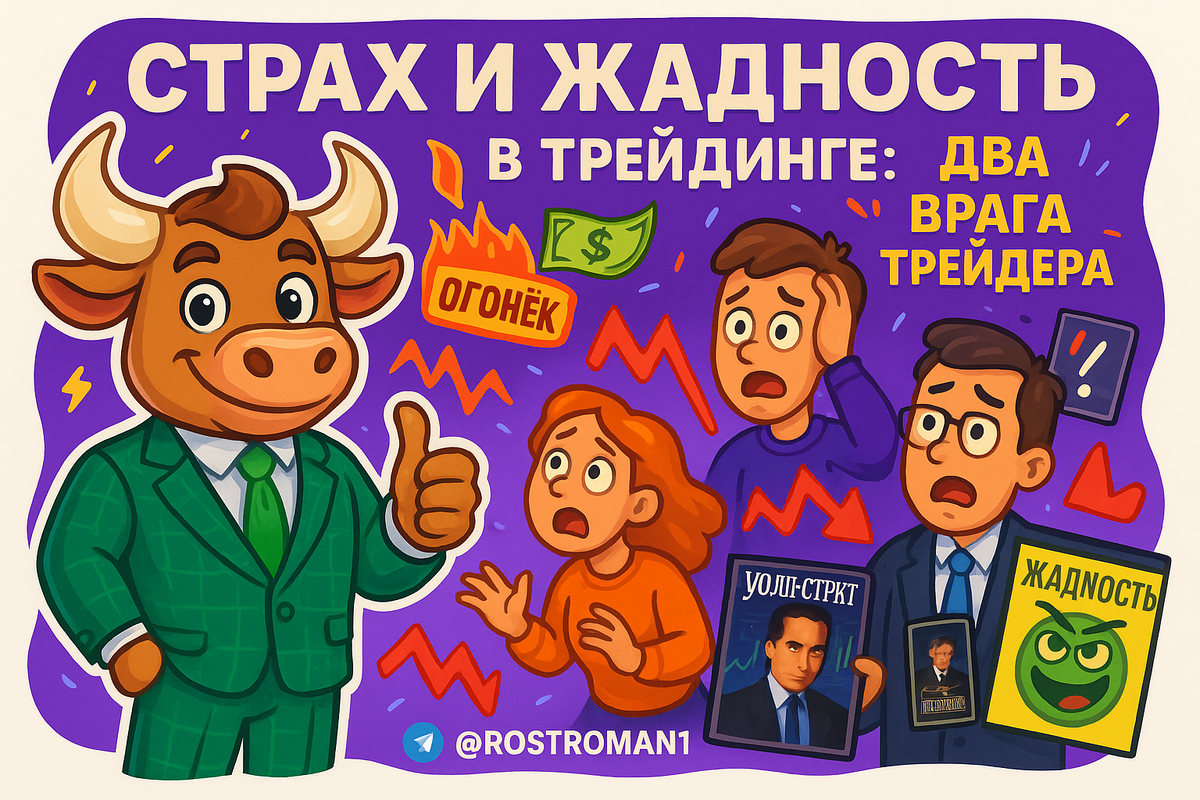    Страх и жадность в трейдинге: 7 ловушек, из-за которых вы теряете деньги РоСТ | Роман о Системном Трейдинге