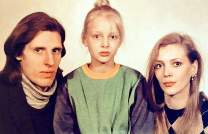 Филипп Смоктуновский с женой и дочерью