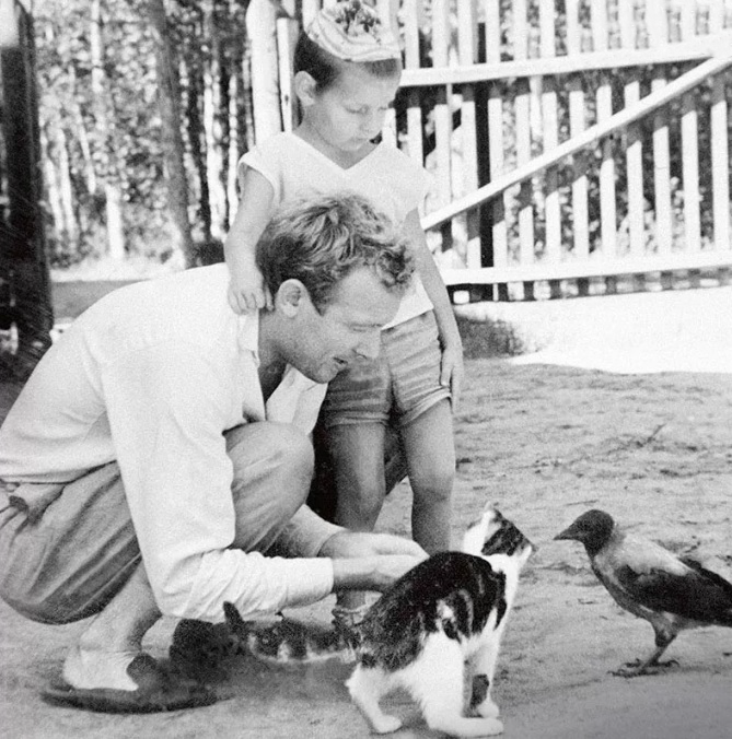 Иннокентий Смоктуновский с сыном Филиппом