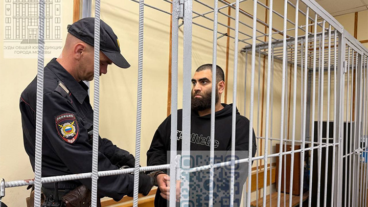    Арсен Маркарян уже в клетке. Скриншот: "Суды общей юрисдикции города Москвы"