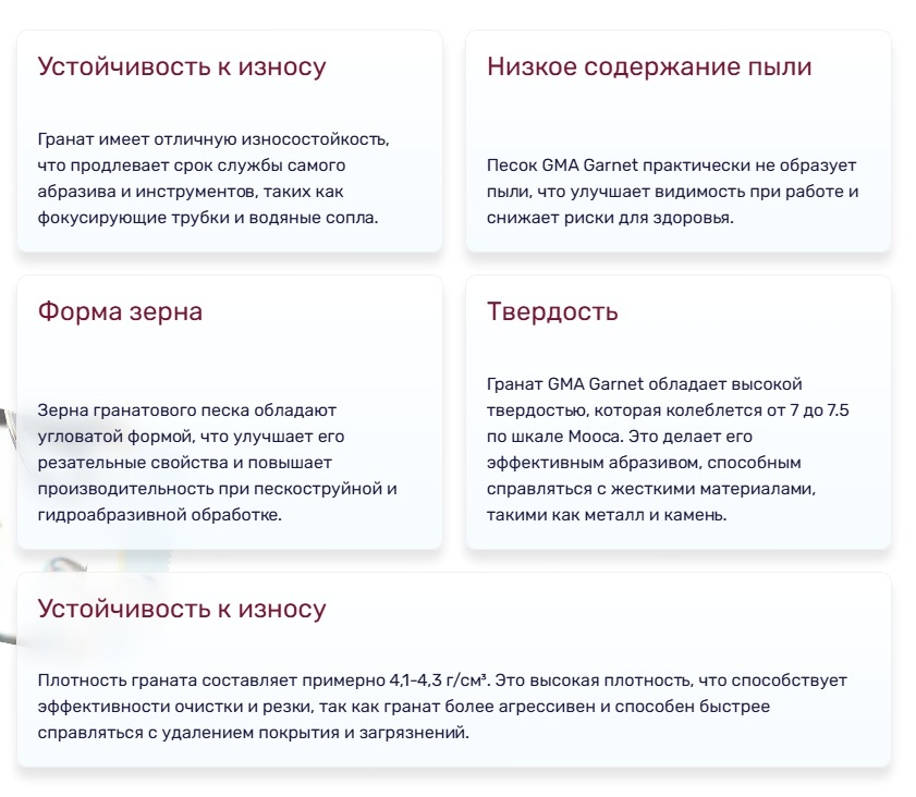 Физические характеристики