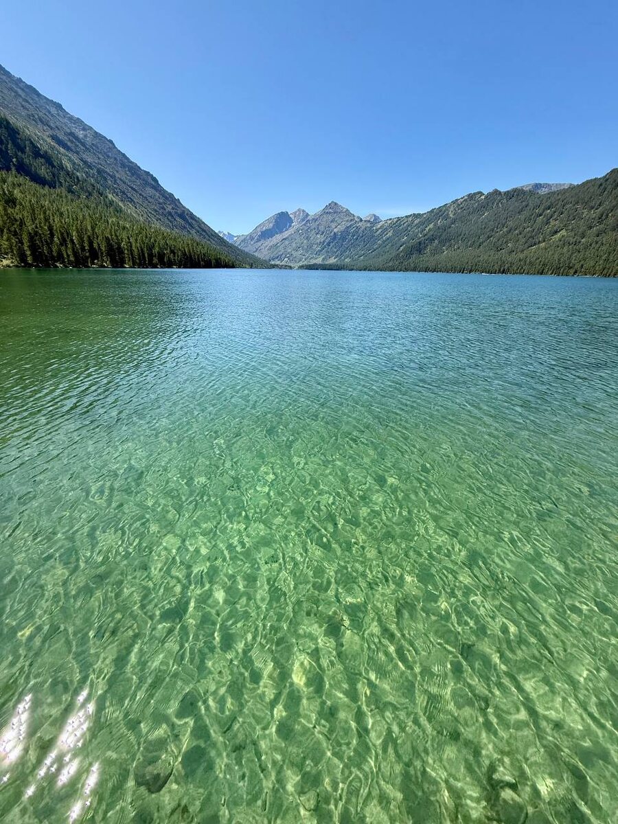 Горный Алтай. Нижнее Мультинское озеро. Ходим-едем.