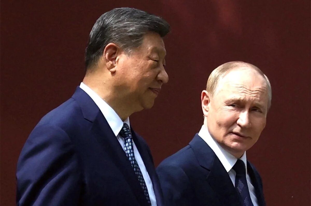    Си Цзиньпин и Владимир Путин.