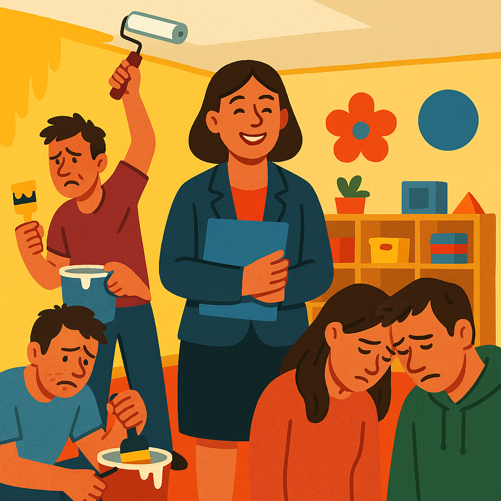 «Не хотите красить стены — ищите другой сад!»: как заведующая шантажирует родителей, заставляя их бесплатно делать ремонт