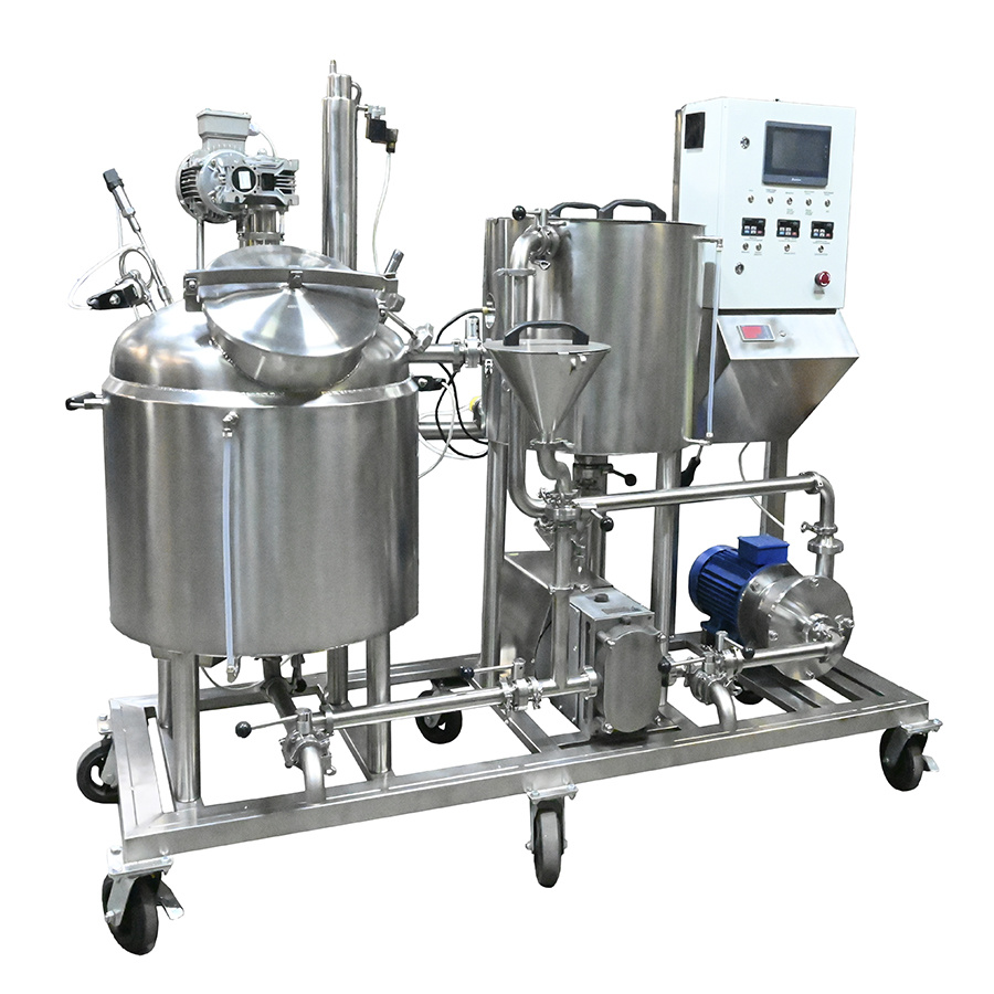 Вакуумная установка с гомогенизатором