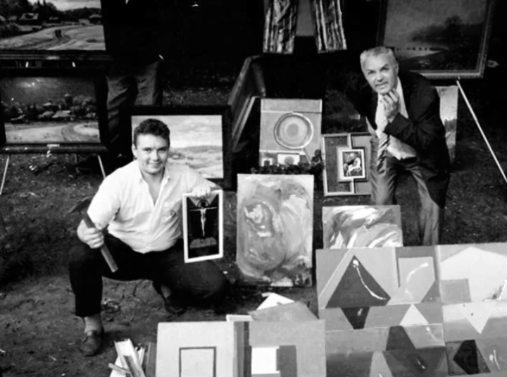 Георгий Епифанцев с сыном Михаилом