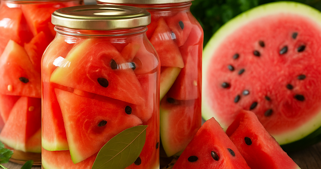 Арбузы в банках на зиму без стерилизации 🍉
