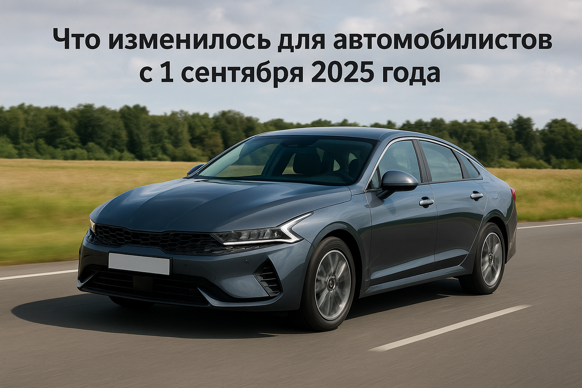 изменения с 1 сентября 2025