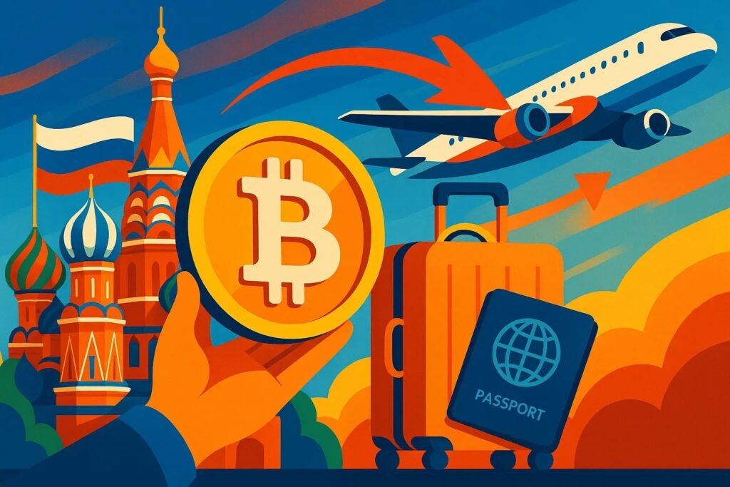    Криптовалюта при переезде из России Сервис иммиграции