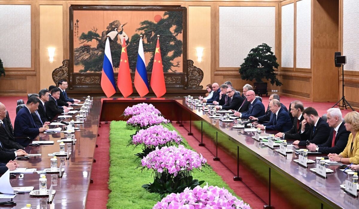     Российско-китайские переговоры. Источник: kremlin.ru Автор фото: Сергей Бобылёв, РИА «Новости»