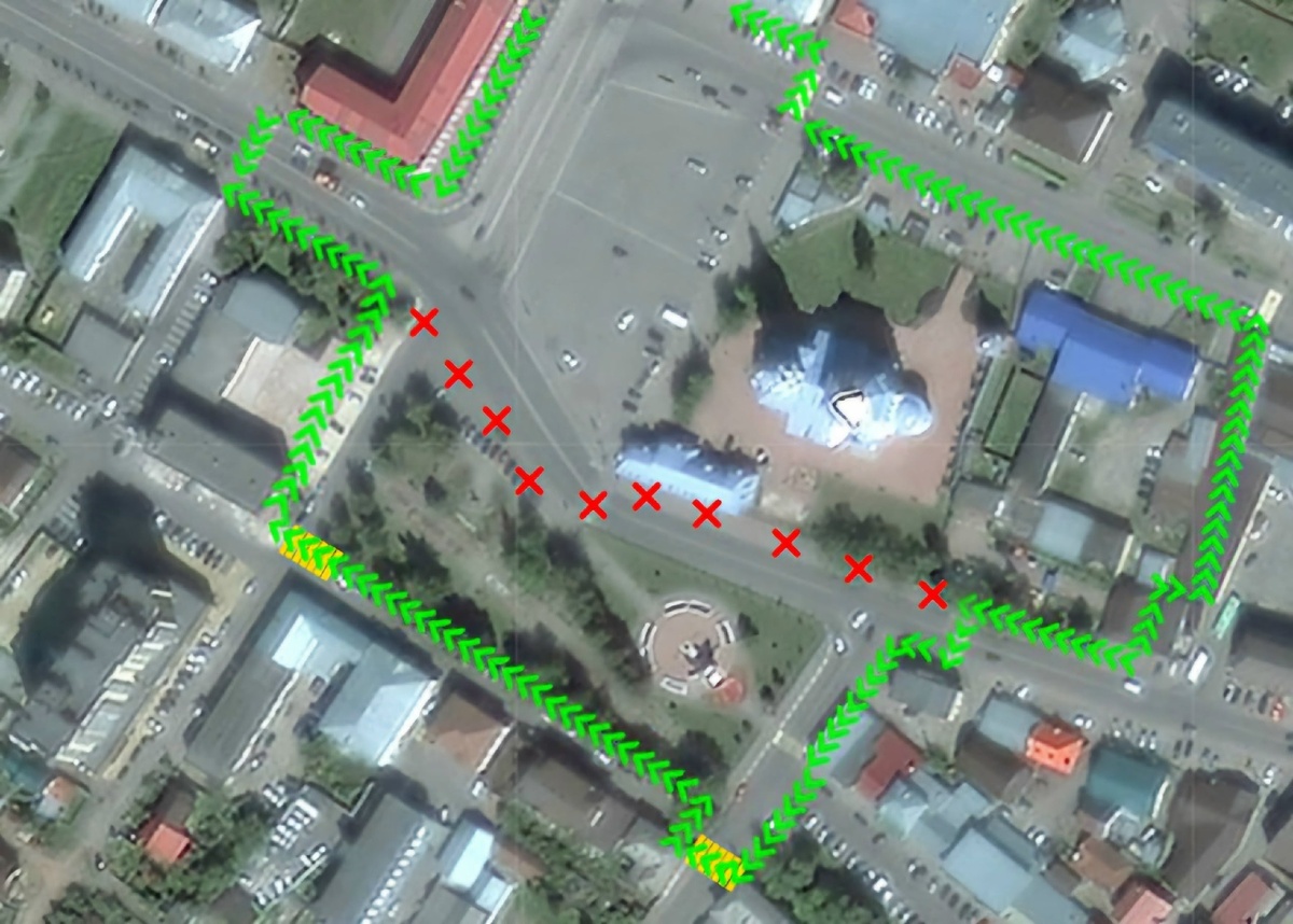 Проход закрыт в связи с благоустройством территории