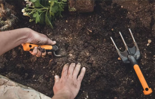 Fiskars. источник: https://megamarket.ru/catalog/details/posadochnyy-sovok-fiskars-1000727-100000560924/