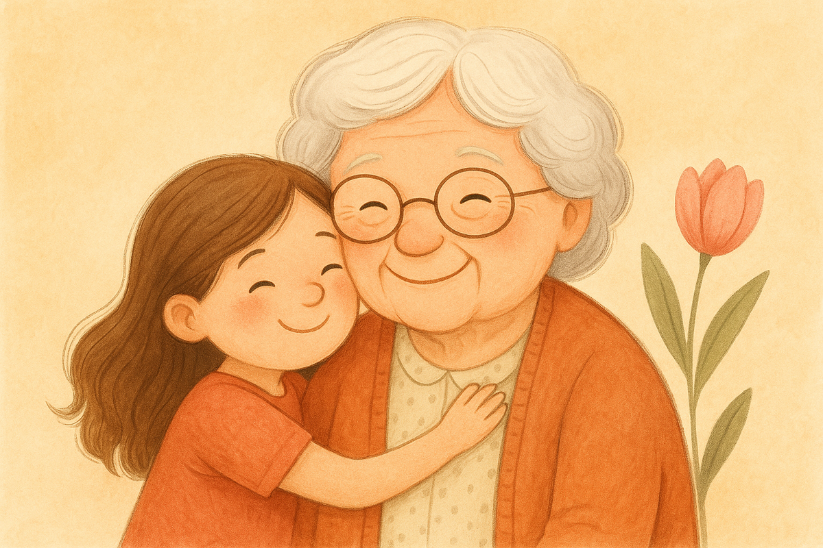 Бабуля, с днём рождения!