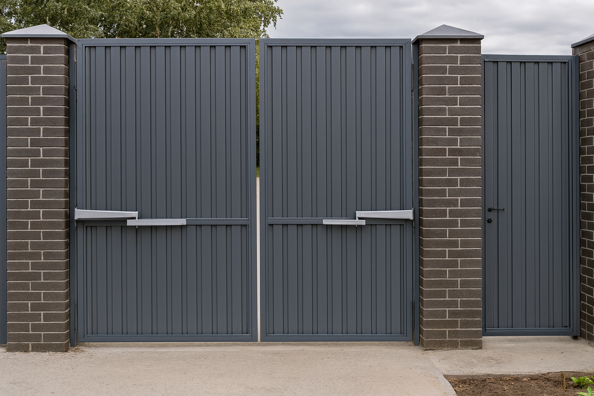 Автоматические распашные ворота