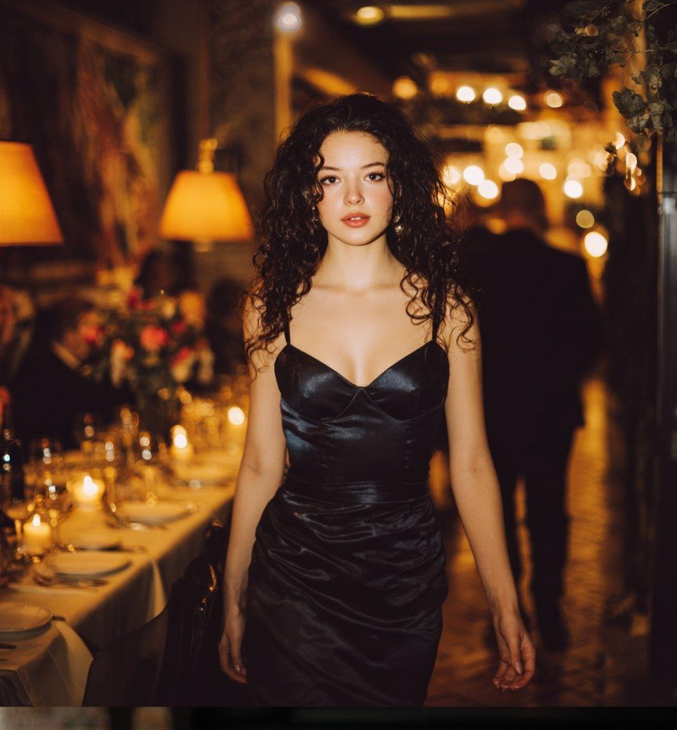 Отдав пальто услужливому гардеробному, Катя элегантной и завораживающей походкой направилась к его столику.