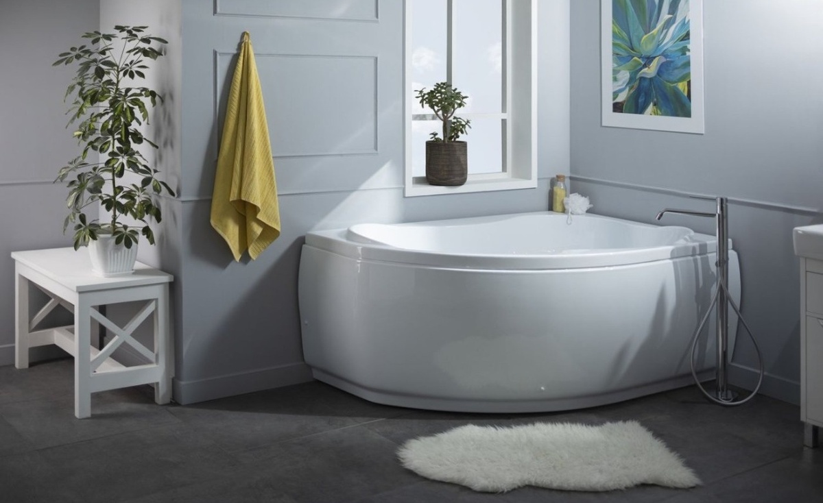 Акриловая ванна Aquanet Capri 160x100 R (с каркасом) в Москве