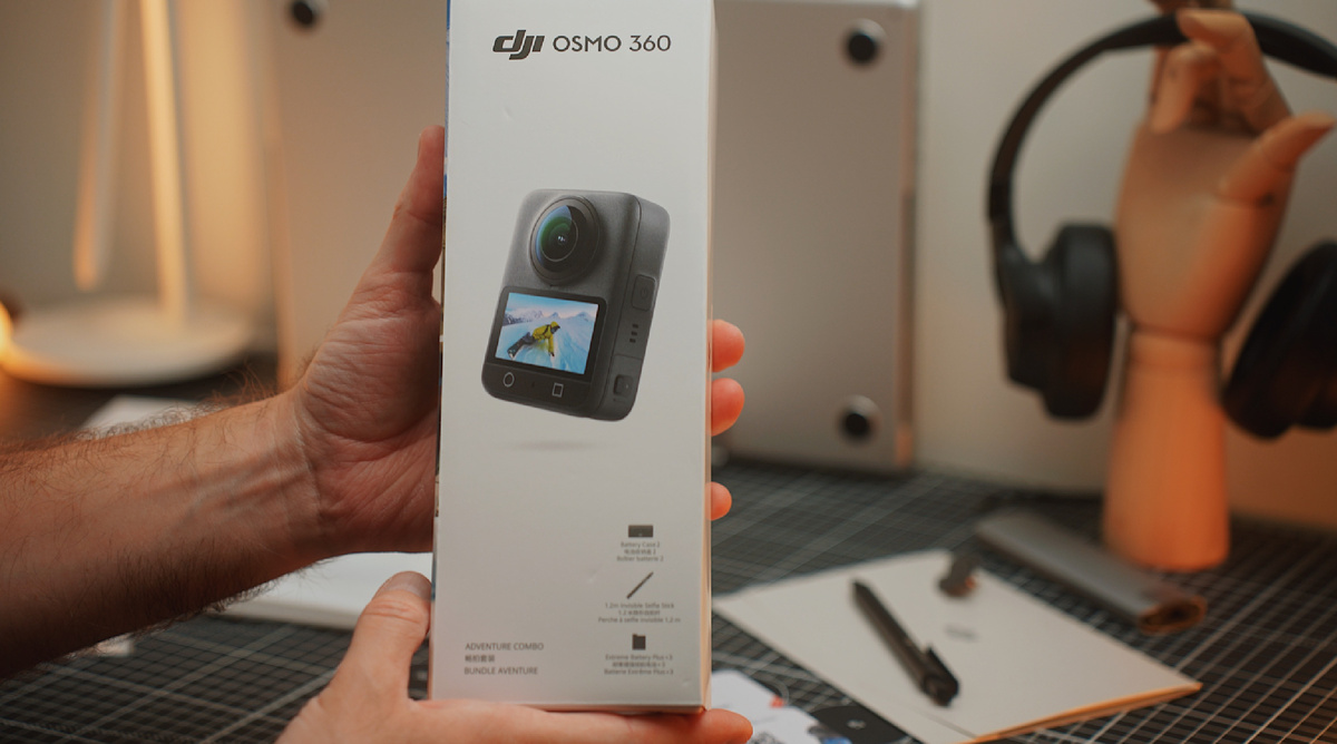 Камера Osmo 360 в коробке